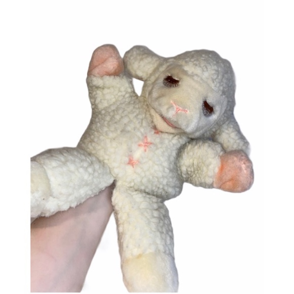 Vintage Baby Lamb Chop Plush Puppet Shari Lewis